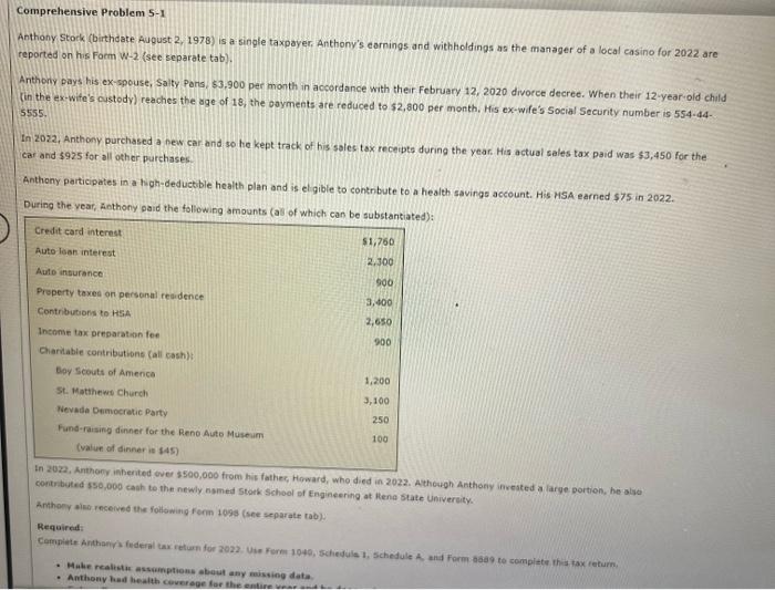 solved-comprehensive-problem-5-1-anthony-stock-birthdate-chegg