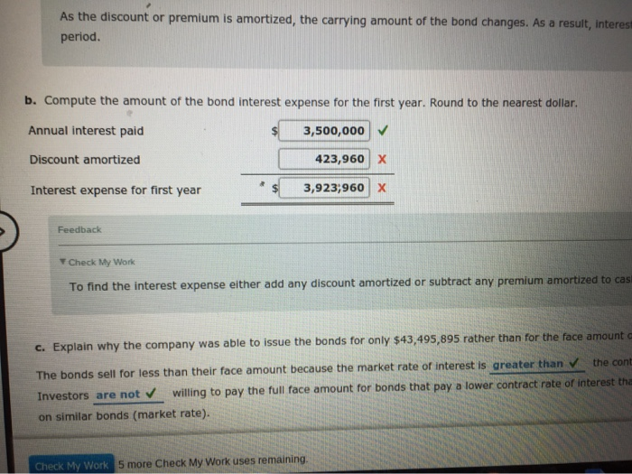 Solved Amortize Discount by interest Method On the first day | Chegg.com