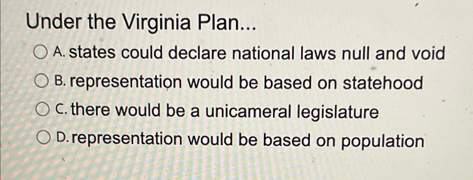 Under the Virginia Plan Quizlet: Essential Study Guide for Constitutional Knowledge