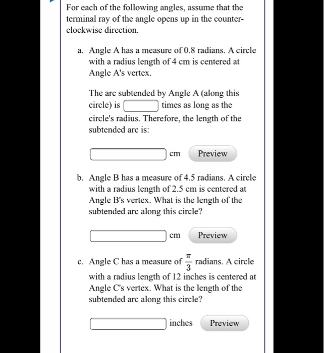 Solved Recall that an angle making a full rotation measures | Chegg.com