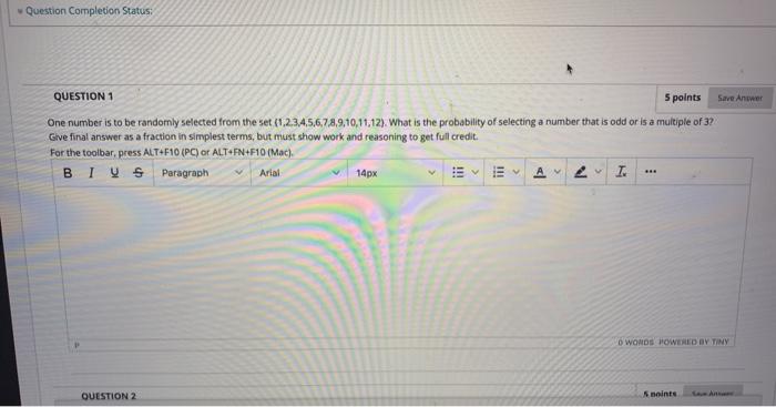 Solved Question Completion Status: QUESTION 1 5 points Save | Chegg.com