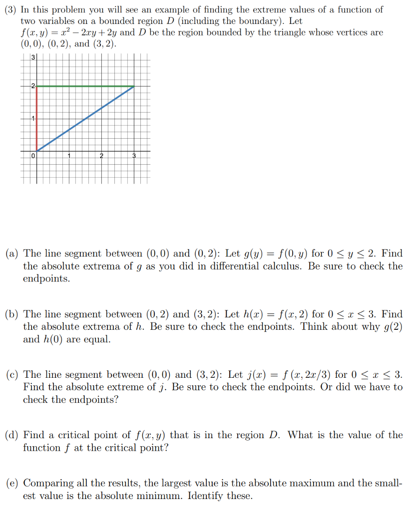 Solved (3) In this problem you will see an example of | Chegg.com