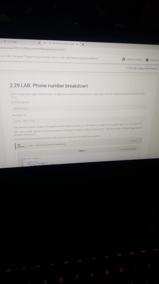 Solved zy 32.ee my 30 Phone number