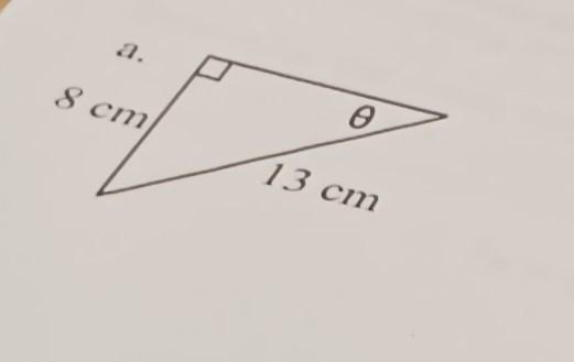 Solved Determine the value of the missing side or angle( | Chegg.com