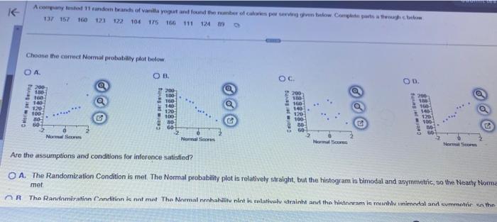 a) Plot the data Use the plots to check the | Chegg.com
