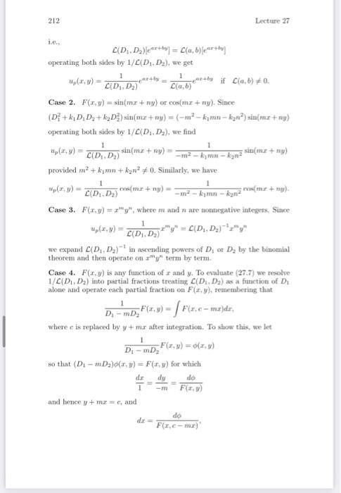 Solved Part I: textbook pages: 210−217 1) Solve the | Chegg.com