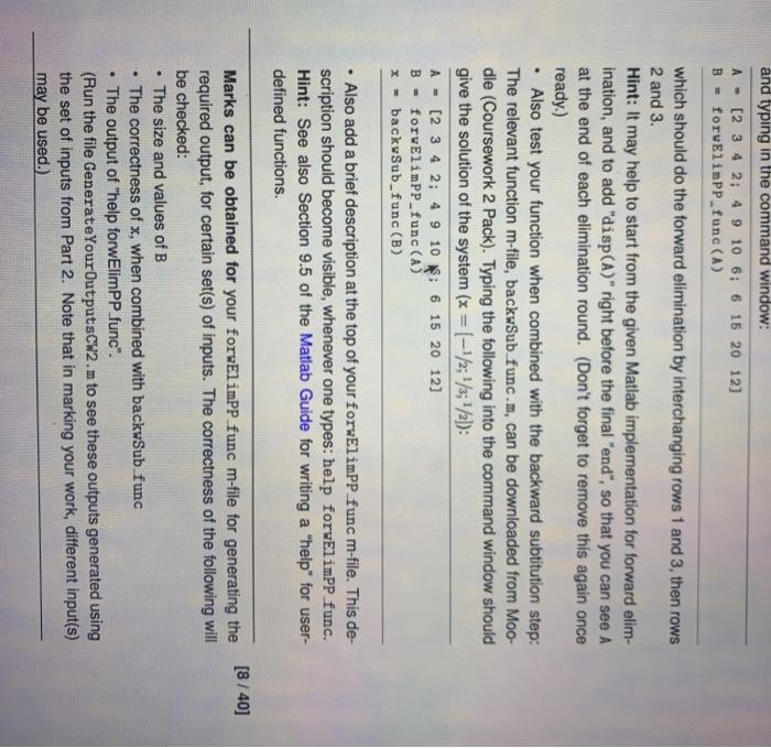 Hey I need urgent help in this matlab coding for | Chegg.com