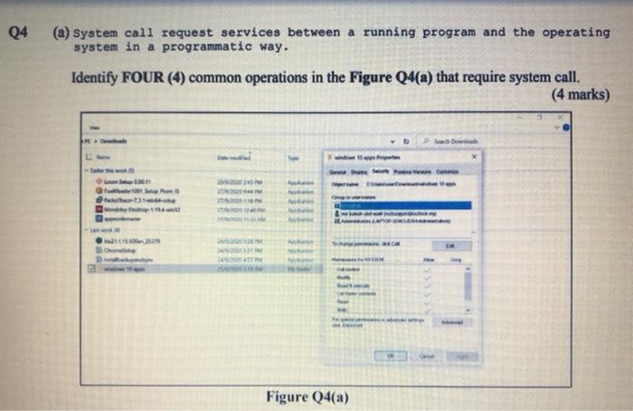 Solved Q3 (a) Bootstrapping process starts operating systems | Chegg.com