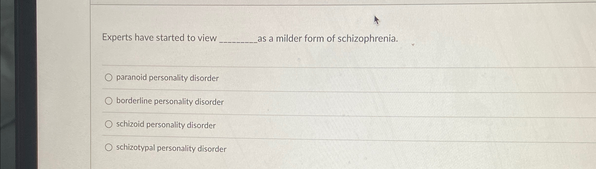 Solved Experts have started to view q, ﻿as a milder form of | Chegg.com