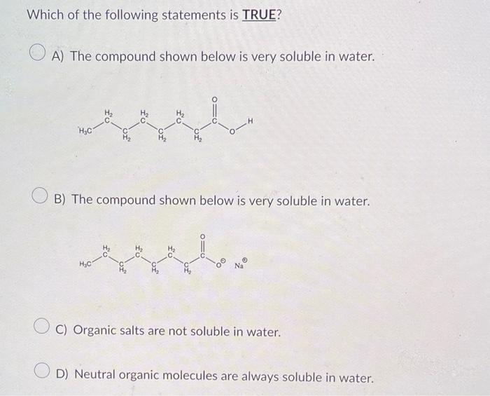 Solved Why does sodium chloride (NaCl) dissolve when placed