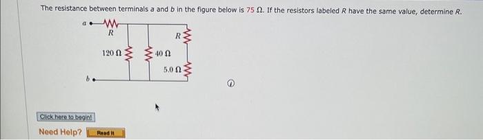 Solved Help On Step 2 The Resistance Between Terminals A 6834