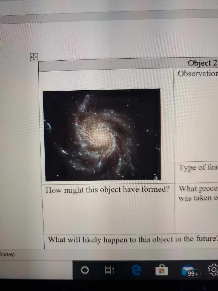 Solved Examine The Photograph Of Each Astronomical Object In | Chegg.com