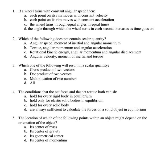 One Time Wheel - Orientation 