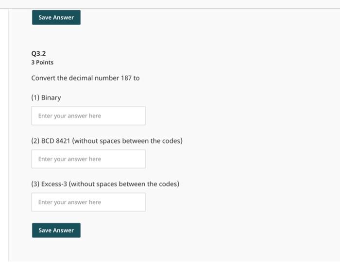 Solved 4 Points Read about ASCII standard and answer the | Chegg.com