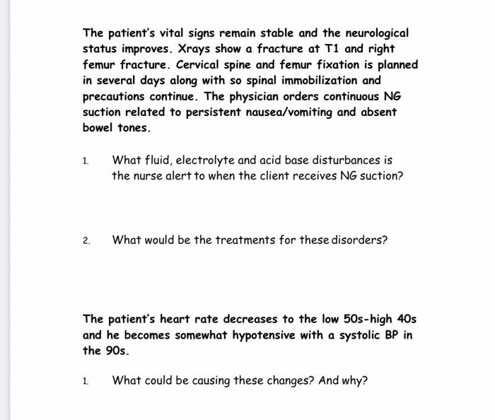 A 50 years ols female with renal disease was admitted | Chegg.com