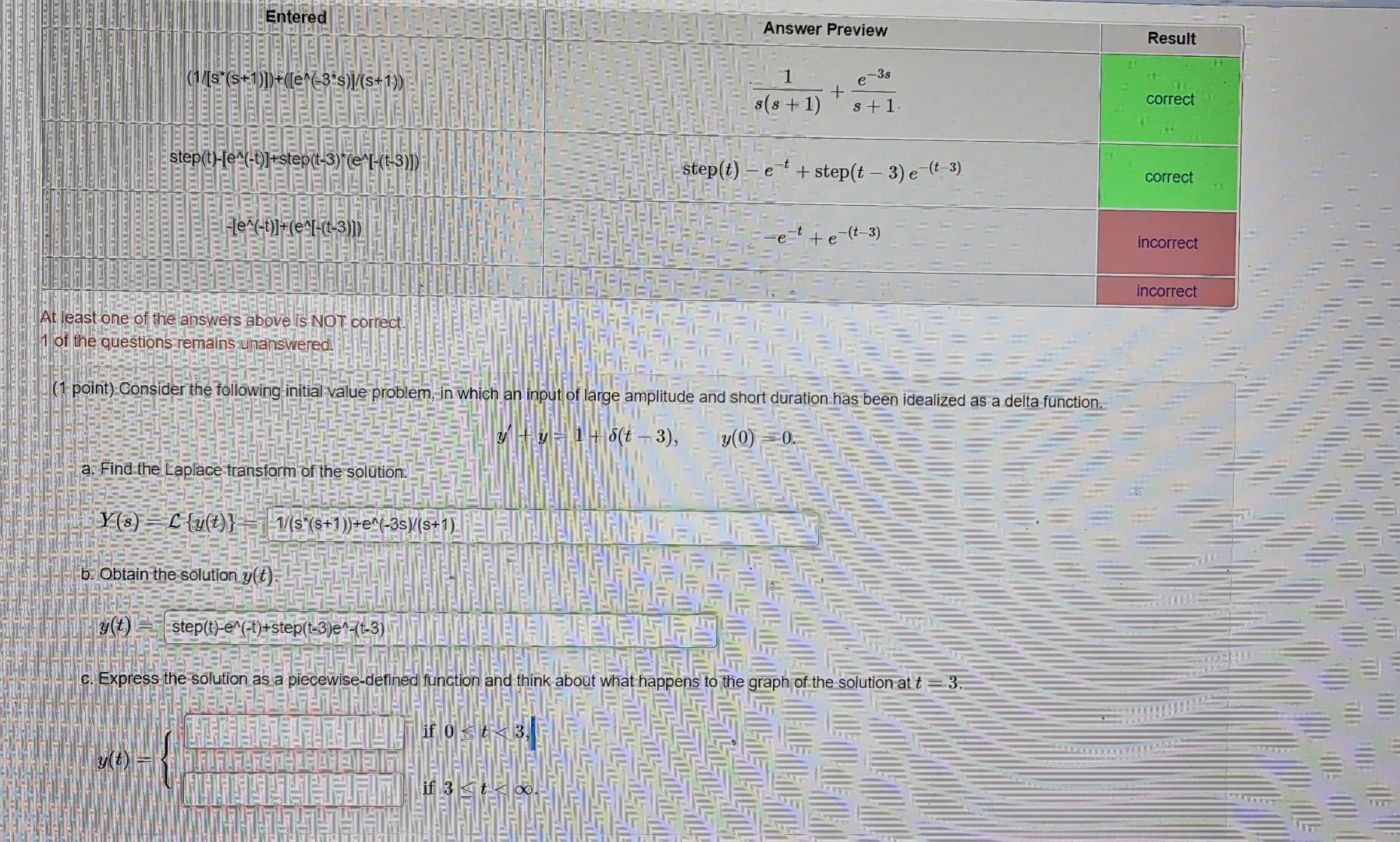 Solved Entered Answer Preview Result | Chegg.com