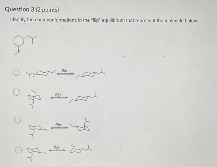 Solved Identify the chair conformations in the 