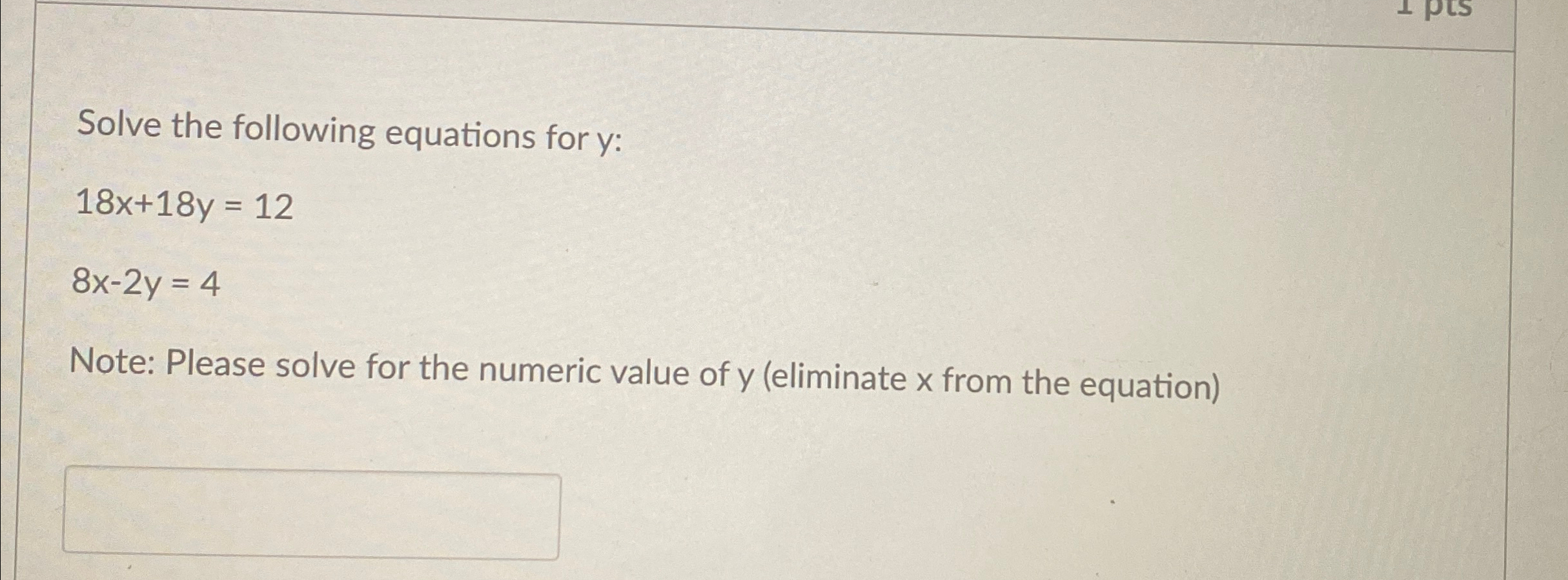 Solved Solve the following equations for y | Chegg.com