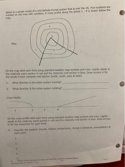 Solved Directions: The diagram below represents a simplified | Chegg.com