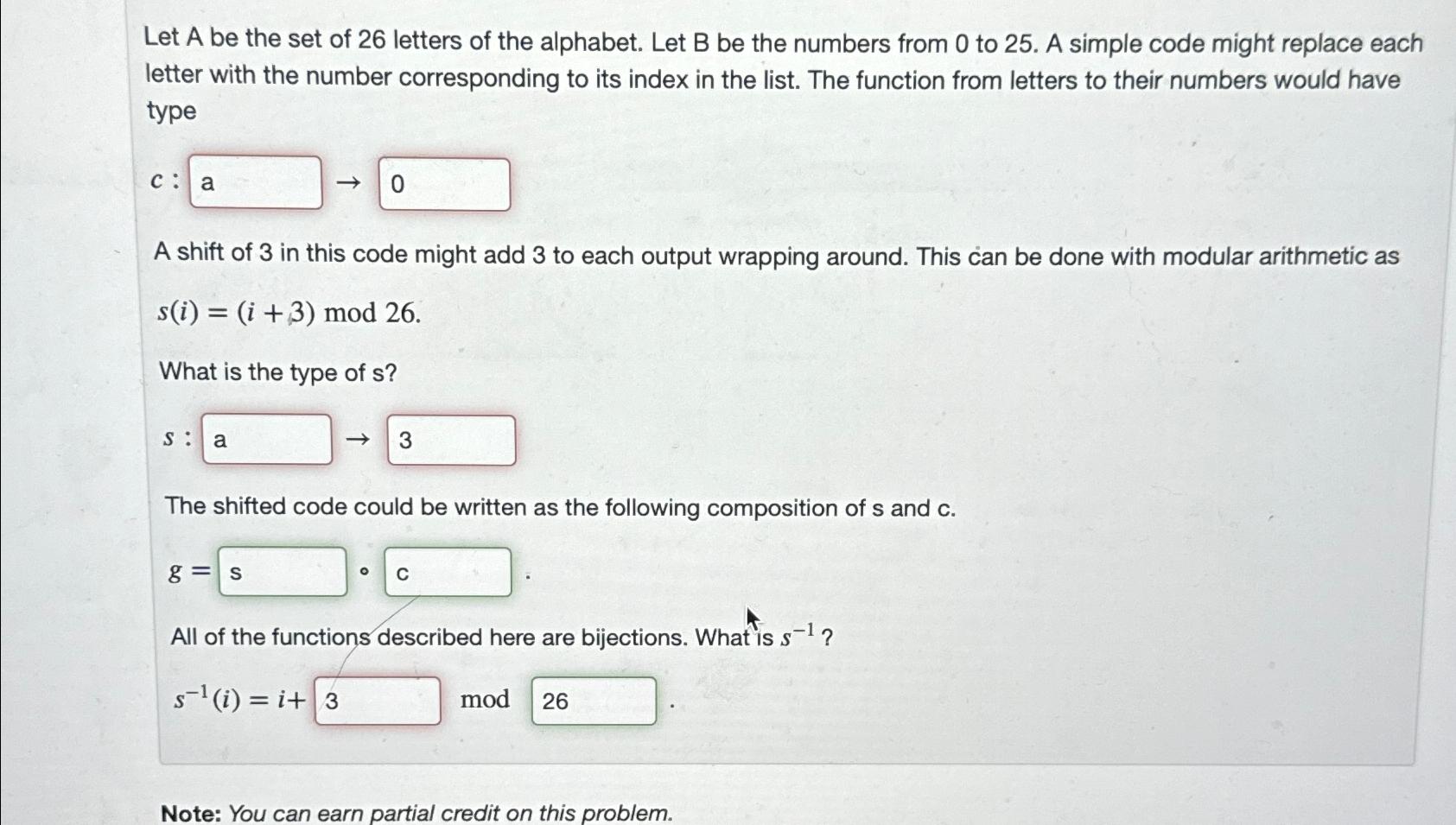 Solved Let A be The Set Of 26 letters Of The Alphabet Let Chegg