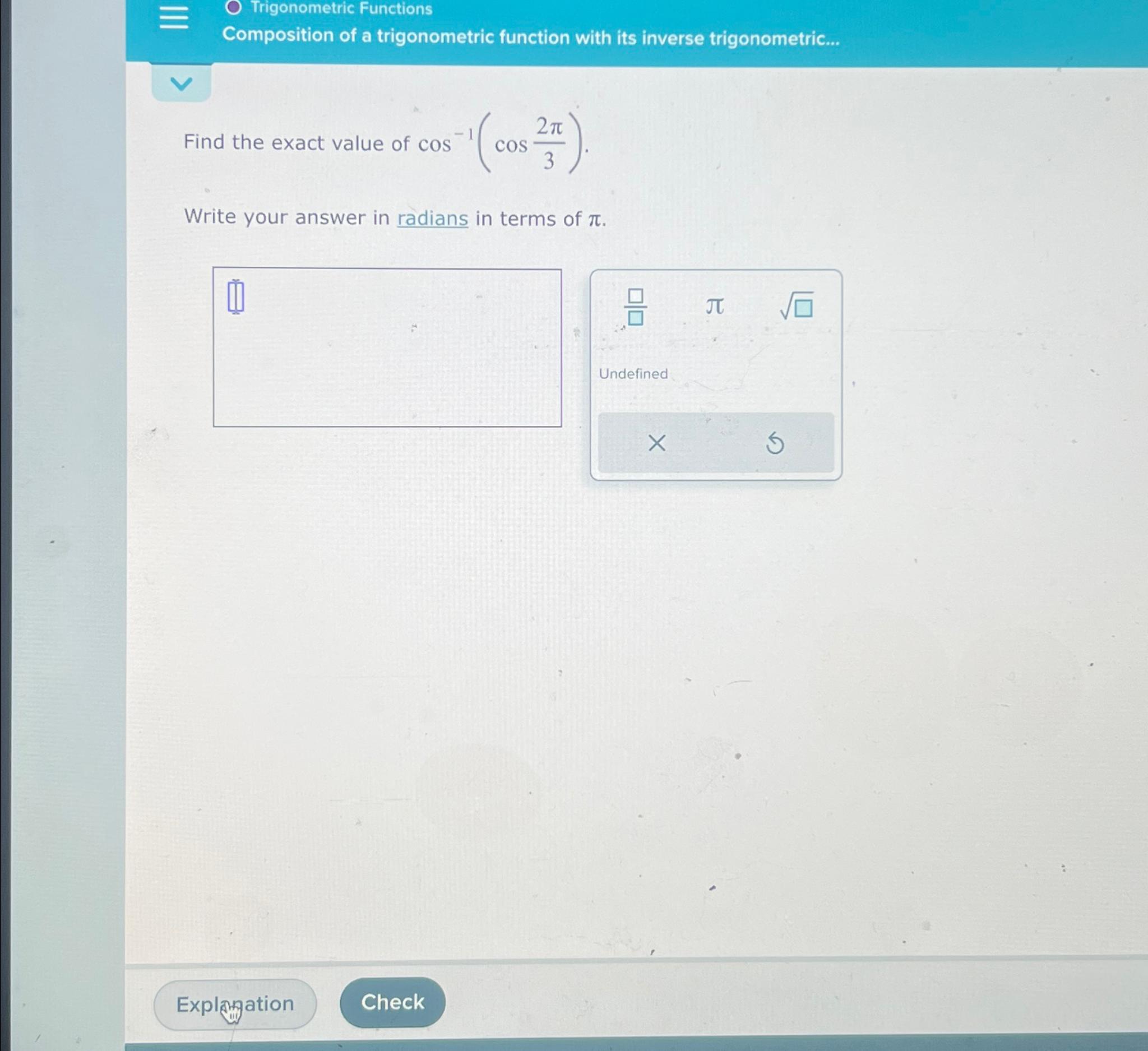 find the exact values of composite functions involving inverse trigonometric functions