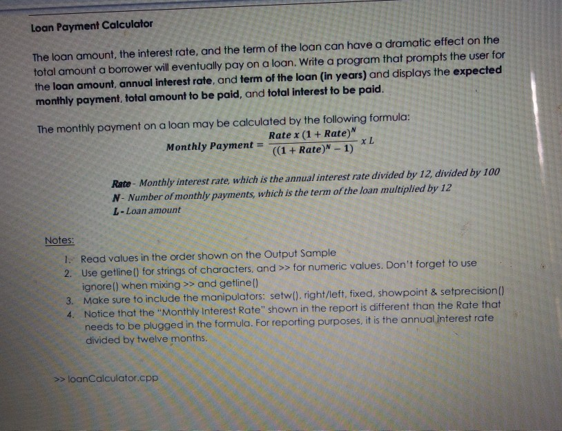 solved-loan-payment-calculator-the-loan-amount-the-interest-chegg