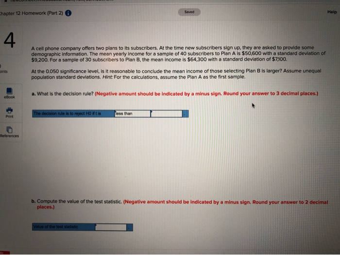 Solved Chapter 12 Homework (Part 2) Help A cell phone | Chegg.com