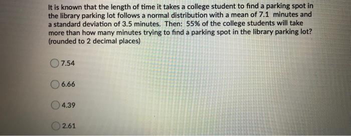 Solved It is known that the length of time it takes a | Chegg.com