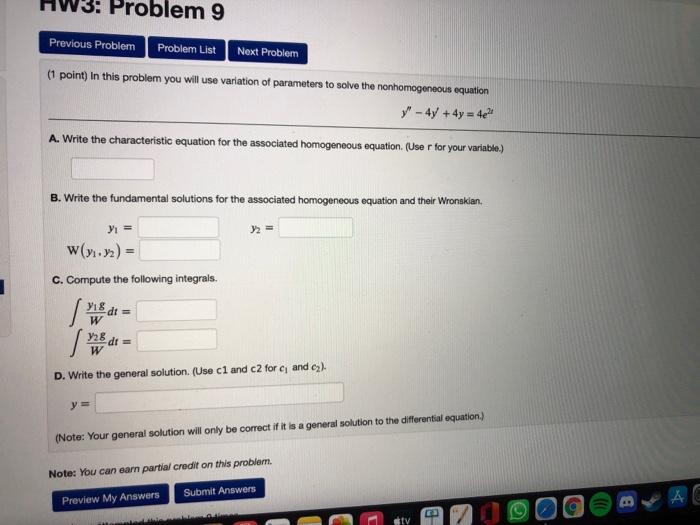 Solved Problem 9 Previous Problem Problem List Next Problem | Chegg.com