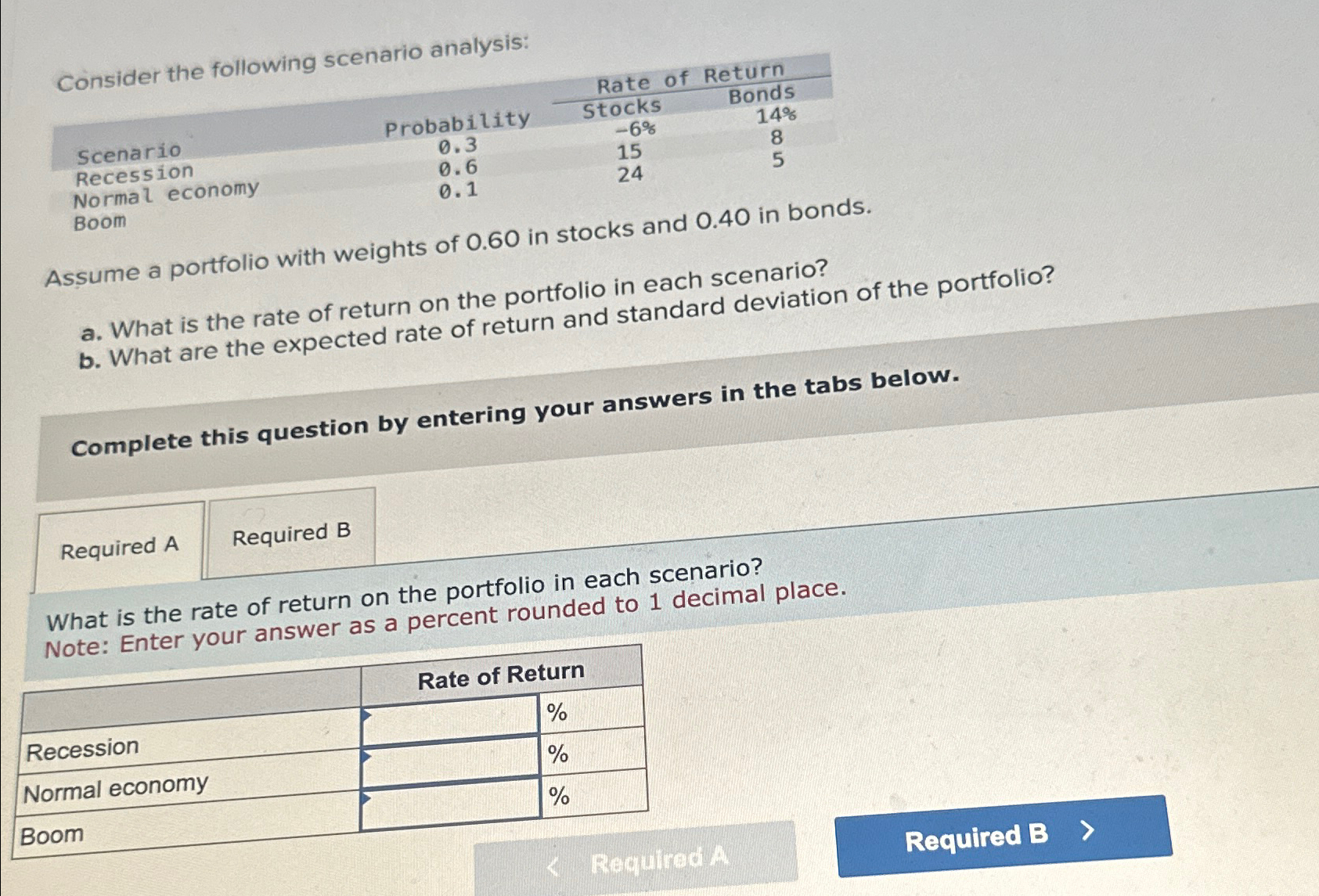 Solved Consider The Following Scenario | Chegg.com