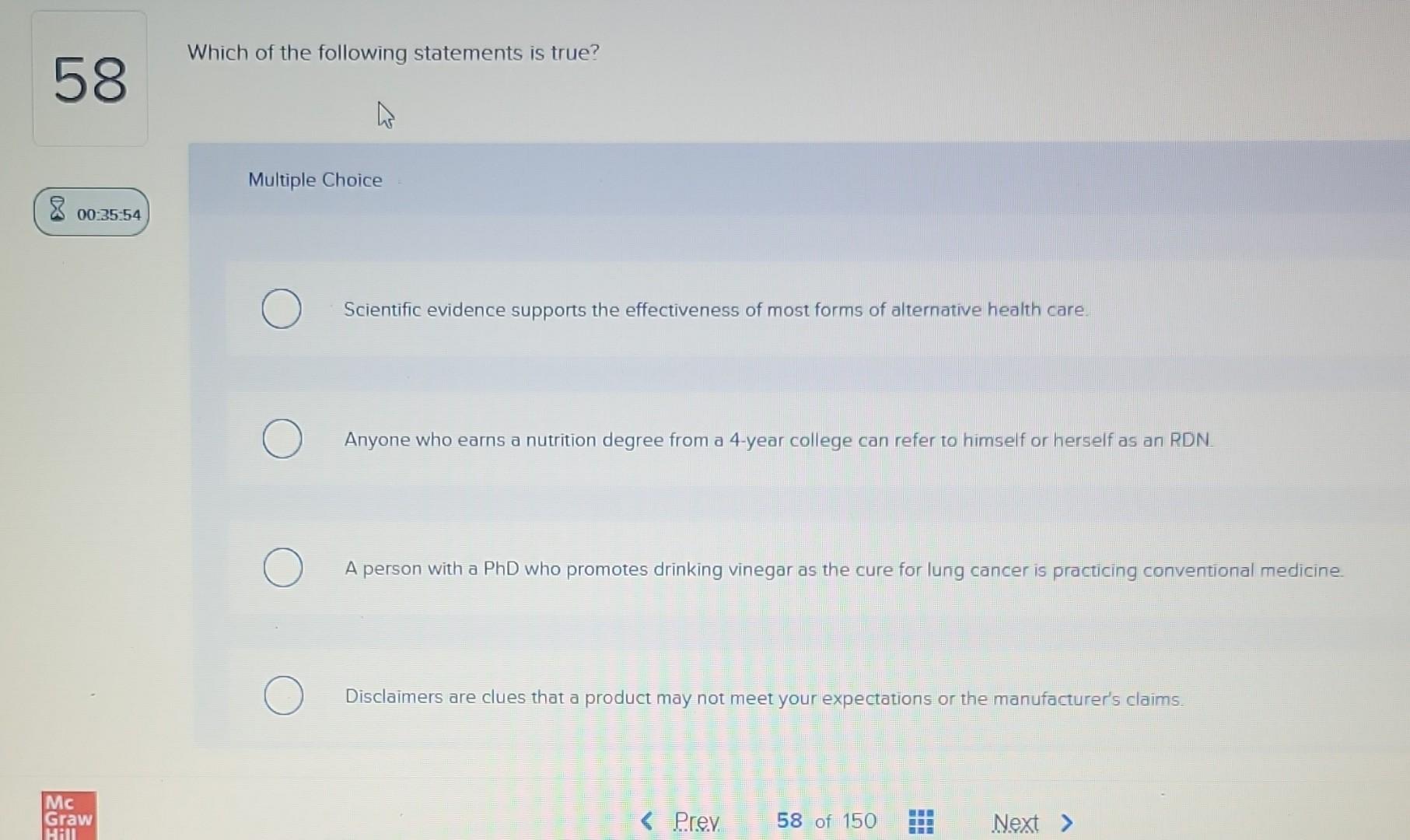 Solved Which of the following statements is true? Multiple | Chegg.com
