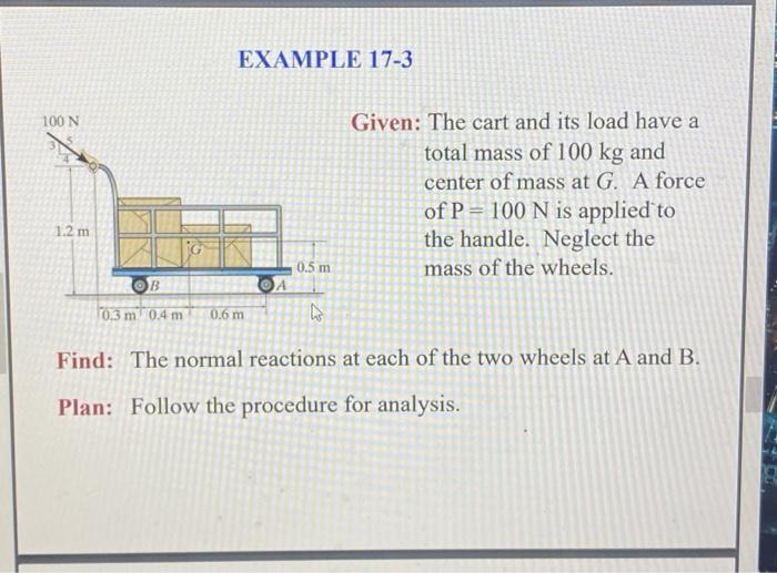 A manufacturer is designing a two wheeled cart