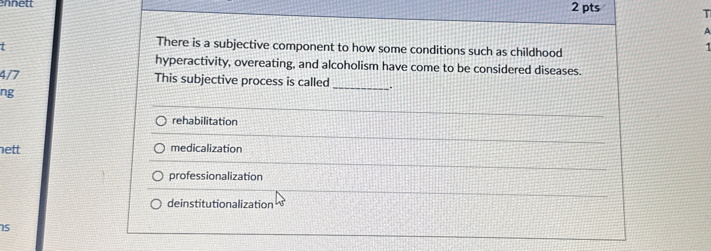 Solved There is a subjective component to how some | Chegg.com