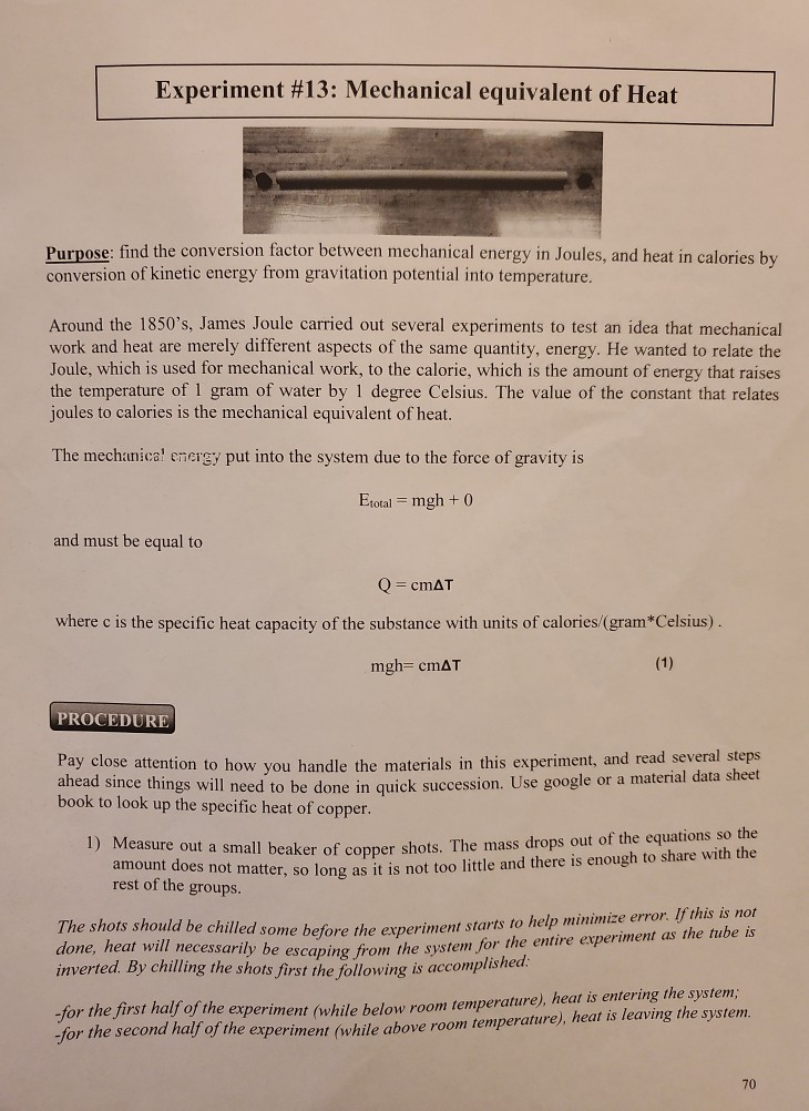 solved-experiment-13-mechanical-equivalent-of-heat-chegg