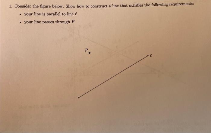 Solved 1. Consider the figure below. Show how to construct a | Chegg.com