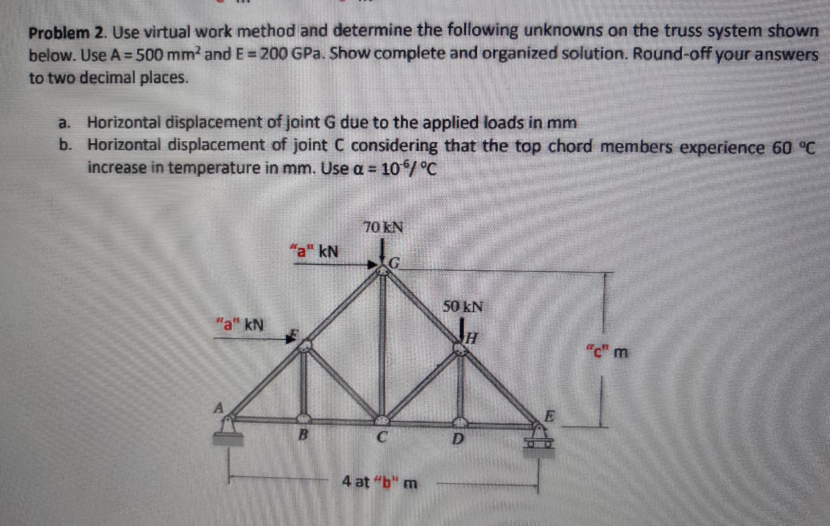 Solved Problem 2. Use virtual work method and determine the | Chegg.com