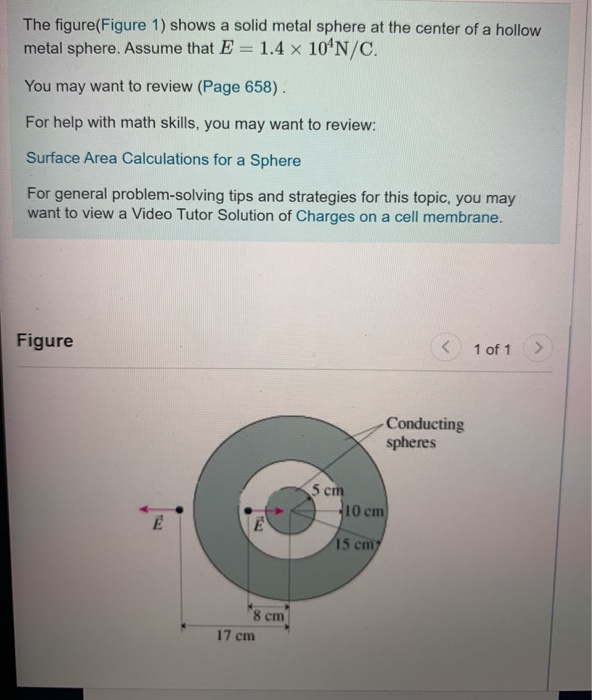 Solved The figure(Figure 1) shows a solid metal sphere at