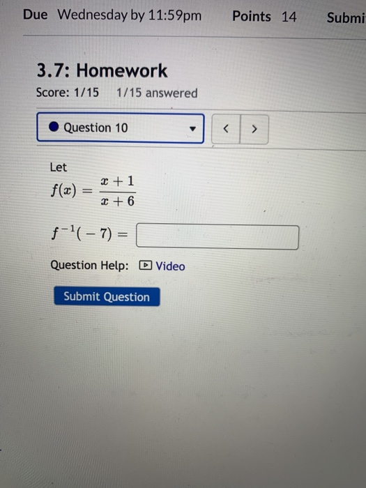 Solved Due Wednesday by 11:59pm Points 14 Submitting an 3.7: | Chegg.com