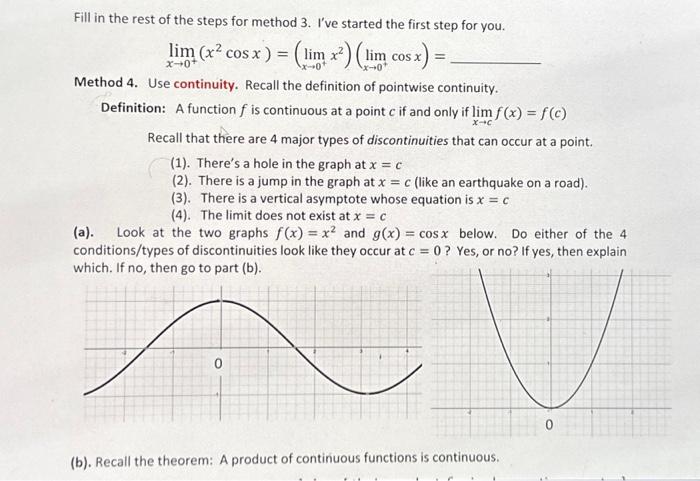 Solved b. Based on part (a), what indeterminate form is this | Chegg.com
