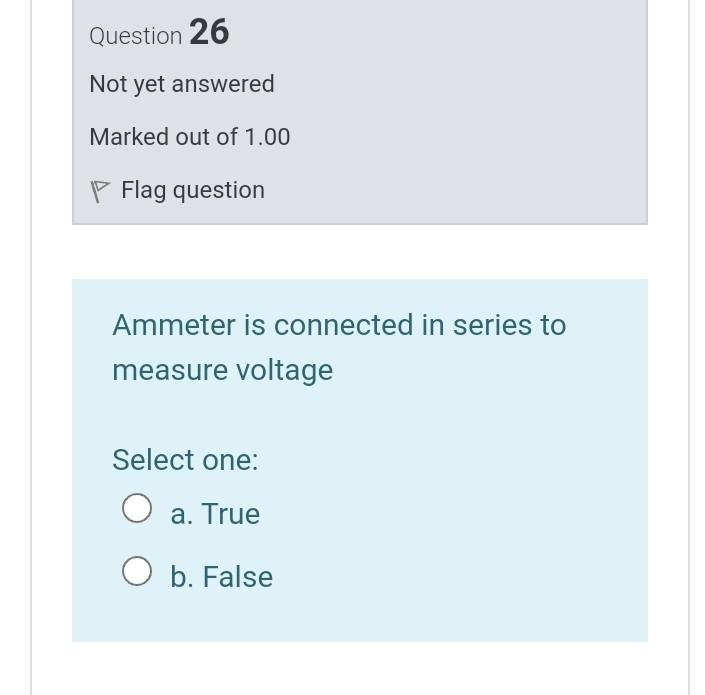 Solved Question 25 Not yet answered Marked out of 1.00 P | Chegg.com