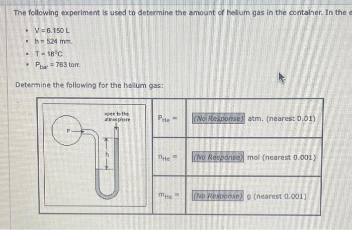 helium gas experiment