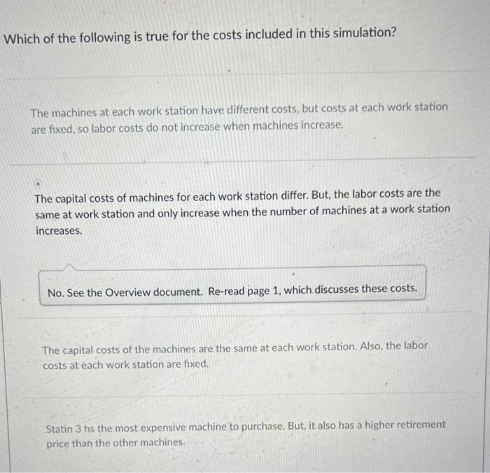 Solved What is the best explanation for why lead time is