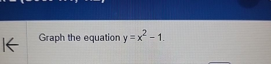 solved-graph-the-equation-y-x2-1-chegg