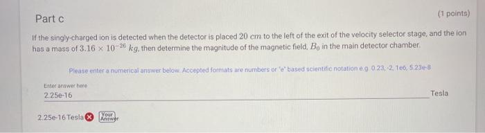 Solved The Bainbridge mass spectrometer shown in the figure | Chegg.com