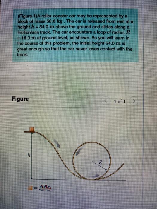 Solved (Figure 1) A Roller-coaster Car May Be Represented By | Chegg.com