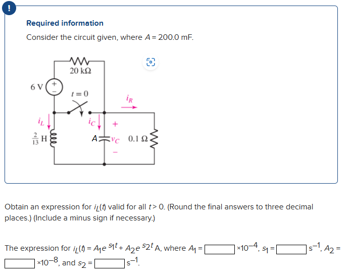 Solved !Required InformationConsider The Circuit Given, | Chegg.com