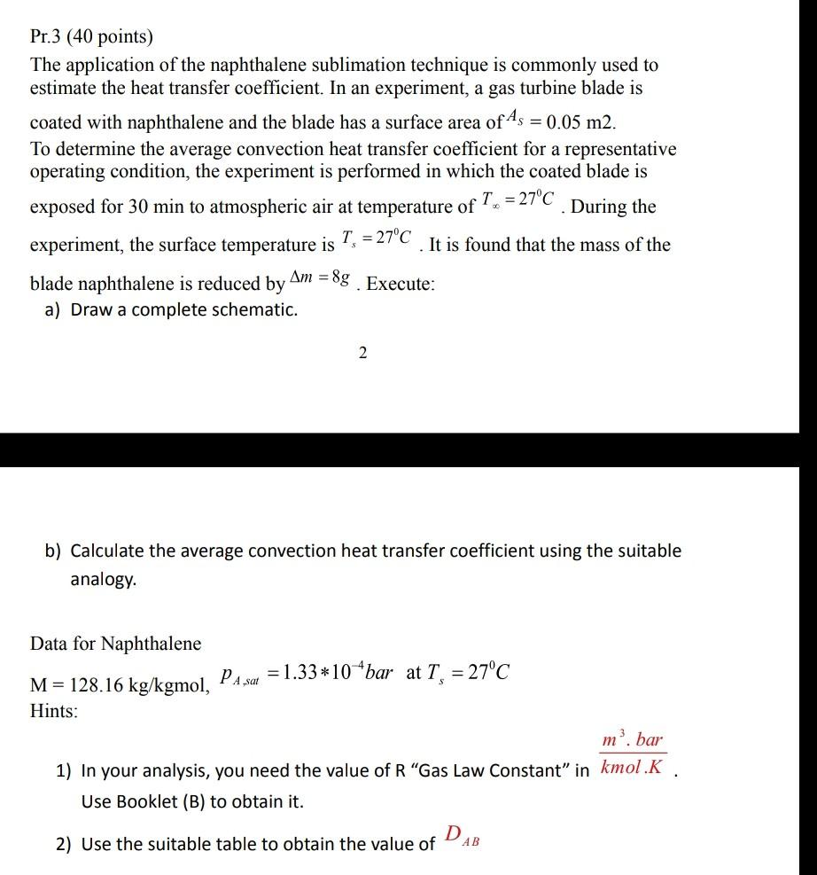 Solved Pr 3 40 Points The Application Of The Naphthalene Chegg Com