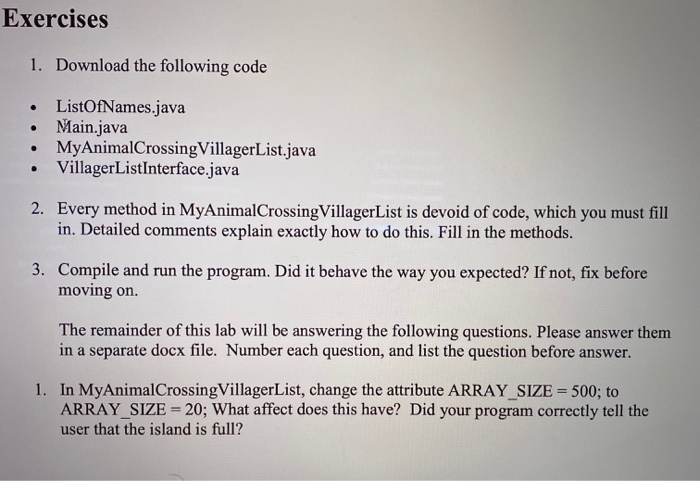 Solved Exercises 1. Download the following code • | Chegg.com