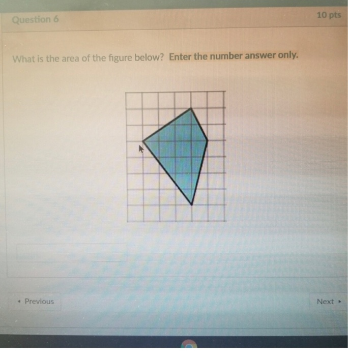 Solved 10 pts Question 6 What is the area of the figure | Chegg.com