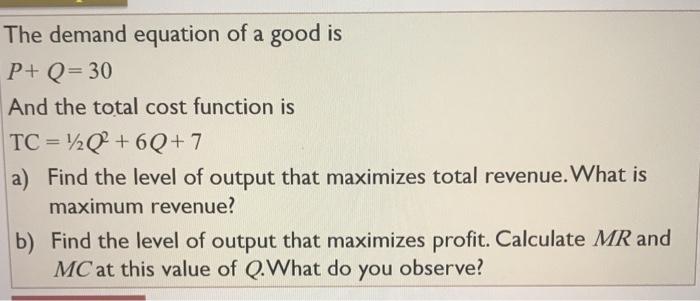 Solved 2 A Firm's Short-run Production Function Is Given By | Chegg.com